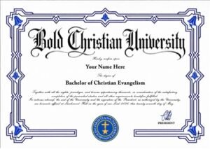 Sample diploma